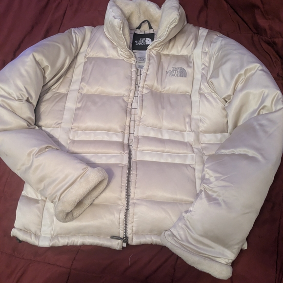 The North Face Cream Puffer Jacket - Picture 1 of 5